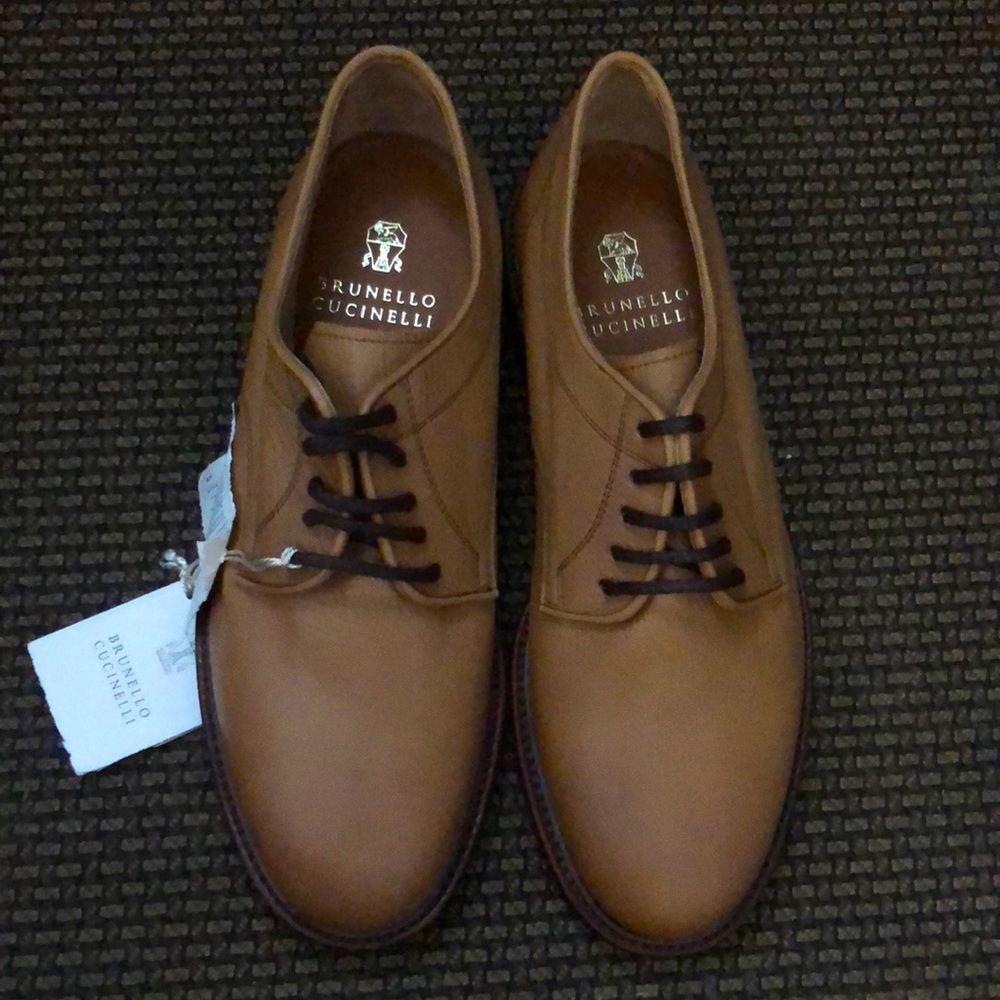 Burnello Cuccinelli Sand Derby SIZE 8